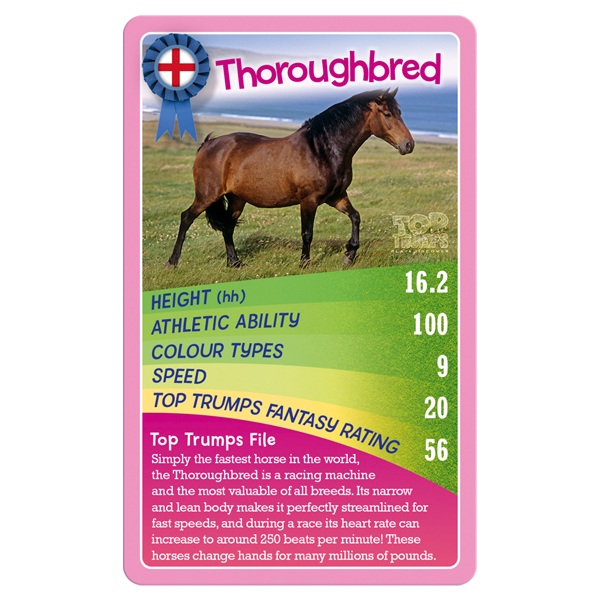 Horses and Ponies and Unicorns! Top Trumps