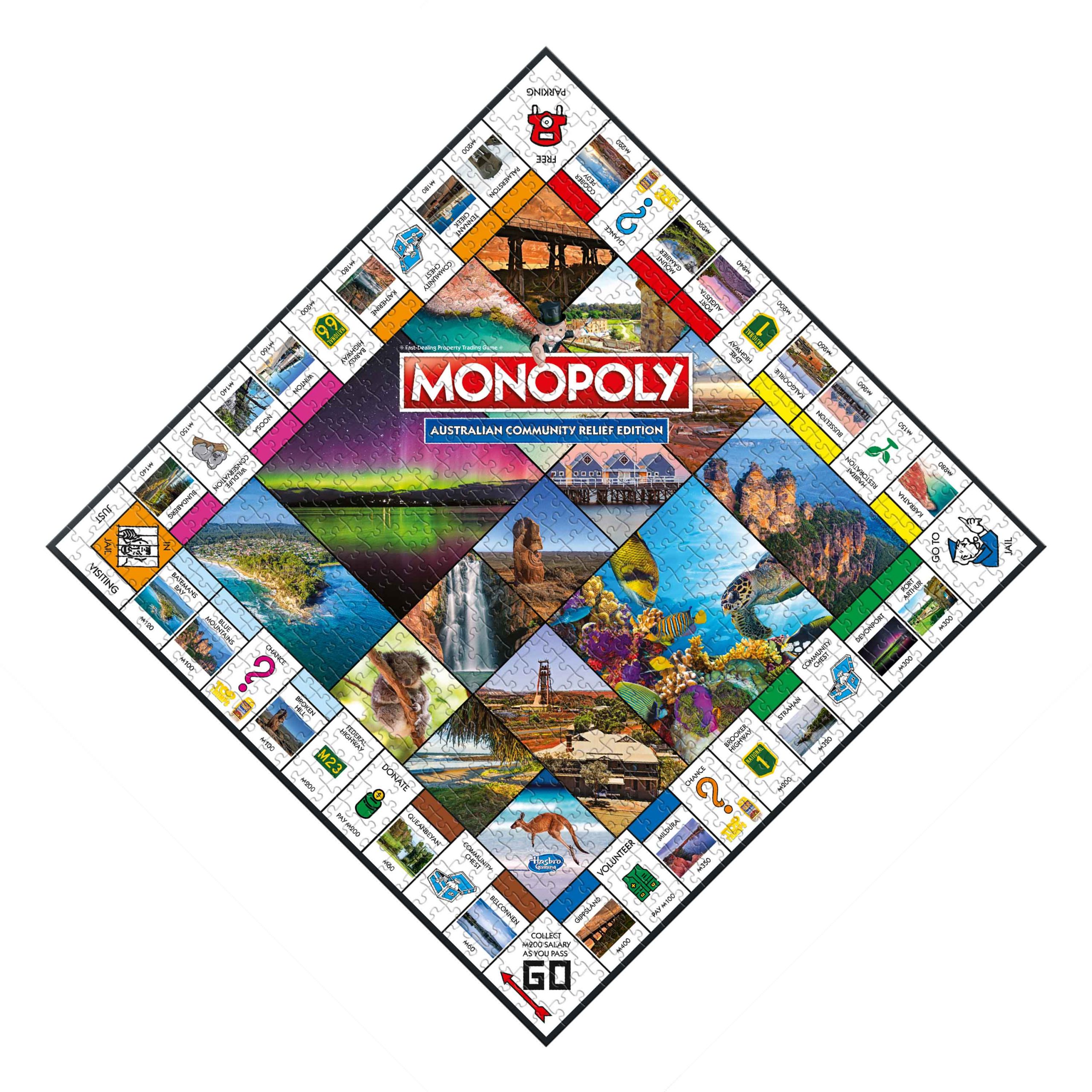 Australia Community Relief Monopoly Puzzle