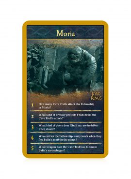 The Lord of the Rings Top Trumps Quiz