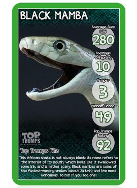 Snakes Top Trumps